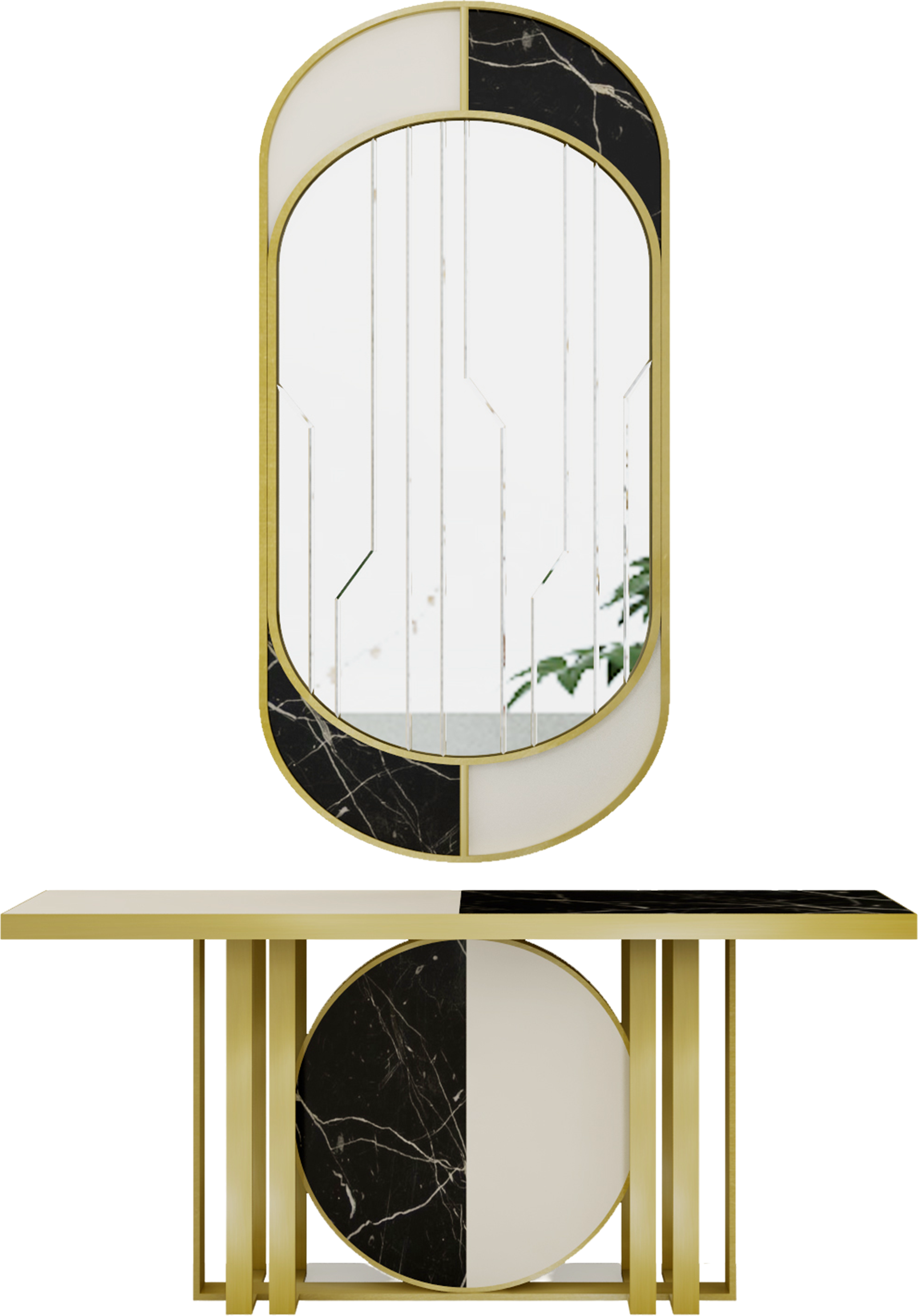 Decor Mirror Console